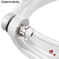 LIMERENCIA Oil Filling Hose, 1.5m  PVC Gearbox Oil Change Kit, Aluminum Connectors Oil & Corrosion R