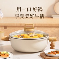Ceramic Stock Pot, Nonstick Soup Pot, Non-toxic Healthy Cooking Cookware, Multipurpose Dutch Oven wi
