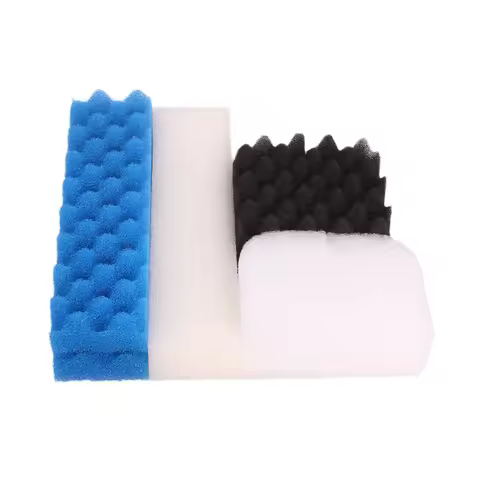 Compatible Value Pack Fit for Fluval 406 407 Filter (6x Polishing Pad, 2x Plain Foam, 2x Bio-Foam, 2