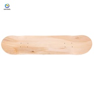 8Inch 8-Layer Maple Blank Double Concave Skateboards Natural Skate Deck Board Skateboards Deck Wood 