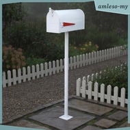 [AmlesoMY] Large Capacity Mail Box Secure Lock Outdoor Postbox Weatherproof for Front Yard or Farmho