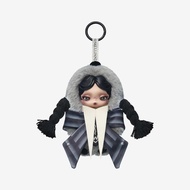 Popmart Official SKULLPANDA × Wednesday Plush(Nevermore Academy Uniform Version)