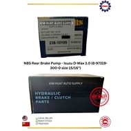 NBS Rear Brake Pump - Isuzu D-Max 3.0 (8-97319-300-0 size 15/16")