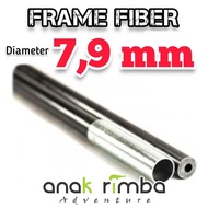 7.9 mm X 52 CM BLACK FIBER FRAME