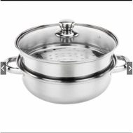 siomai ♬Ynco.ph Stainless Steel Multi-function Steamer &amp; Pot Casserole Steamed Soup Pot♪
