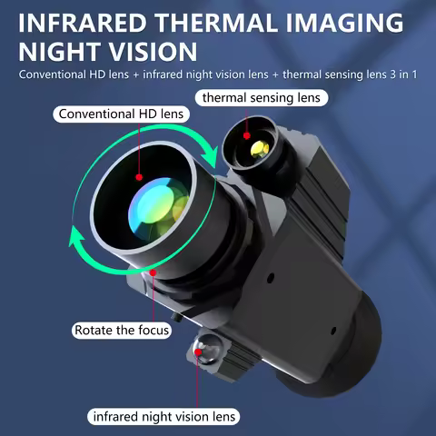2025 New product thermal imaging and digital night vision together scope infrared night vision scope