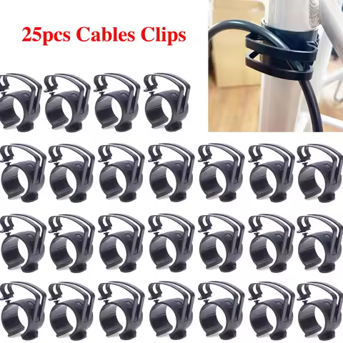 25pcs Cables Clip Dmx Cables AC Power Wires Tube 45-50mm Truss Plastic Clips Organizing Clamp For Fi