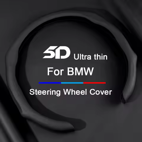 NAPPA leather Car Steering Wheel Cover Booster Cover For BMW F30 F31 F32 F20 F10 X1 X3 X4 X5 X7 E39 