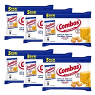【Combos 冠寶】起司捲心餅(178.6g*5包)x6袋
