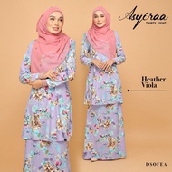 Kurung Moden Asyiraa 38 Loose Moss Crepe Ironless (Mesra Wuduk Mesra Menyusu) Ready Stock