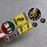 Reflective Cartoon Sticker Motorcycle Helmet Car Sticker Decals for Itlay Vespa Decal&Sticker