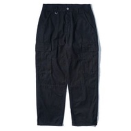 【JKS】AGILITY Regular Cargo Pants 竹節棉 工裝寬直筒長褲 [A5S] 黑S