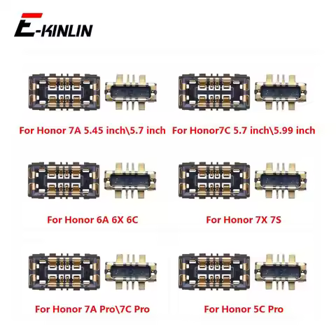 2pcs/lot Inner Battery FPC Connector For Huawei Honor 5C 6C 7C 6A 7A Pro 6X 7X 7S On Mainboard Flex
