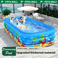 【Swimming Pool】Inflatable Swimming Pool Kids Swimming Pool Baby Swimming Pool Family Size Swimming I