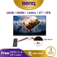 BenQ MOBIUZ EX2710U｜27-inch｜4K UHD｜HDMI 2.1｜120Hz/144Hz｜HDRi｜1ms FreeSync Pro｜2.1ch speakers｜ Gaming Monitor