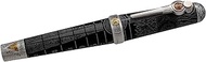 Montegrappa The Alchemist Resin Rollerball Pen - Black Resin/Sterling ISAKNRAC