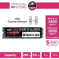 Silicon Power A80P34 PCIe Gen3x4 NVMe M.2 2280 SSD Solid State Drives (256GB/1TB)