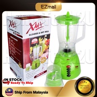 XMA Blender XMA-913 300W 1.5L Plastic Jar + Dry Mill With Safety Lock (Blender Murah)