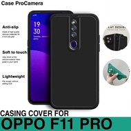 Case Oppo f11 pro premium slim matte Oppo f11 pro . hitam