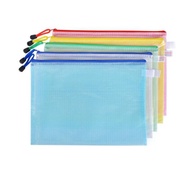 1pc Mesh Zipper Paper Bags, Waterproof Folder, The Office Of Student Bags A4 / A5 / B4 / B5 Send Ran