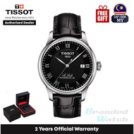 [Official Warranty] Tissot T006.407.16.053.00 Men's Le Locle Powermatic 80 Leather Watch (Black) T0064071605300  (watch for men / jam tangan lelaki / tissot watch for men / tissot watch / men watch)