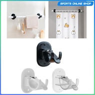 [Beauty] Curtain Rod Hooks No Drill Premium Universal Curtain Rod Brackets for Less Than 1.65inch Curtain Rod Hotel