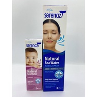 Serenaz Natural Sea Water Nasal Spray EXP12/25