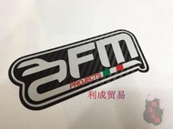 摩托車改裝賽車貼花車貼MV AGUSTA奧古斯塔義大利FM排氣管貼花