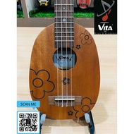 UMA FLOWER CONCERT UKULELE (ORIGINAL PINEAPPLE SHAPE)