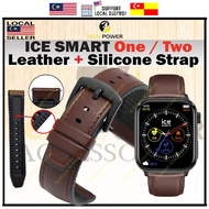 ICE Watch ICE Smart One ICE Smart Two Strap Leather + Silicone, Tali Jam ICE Watch One/Two Leather S
