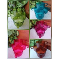Cup Watercolor tupperware 4 pcs / cup wtc pink tupperware/ cup wtc magenta tupperware/ cup tupperwar
