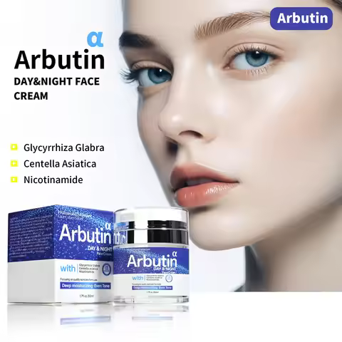 Arbutin Whitening Face Cream, Nicotinamide Glabrous Liquorice Plant Essence Nourish, Moisturize and 