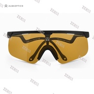 ZR สำหรับ ALBA Optics แว่นตาการปั่นจักรยานแบบโพลาไรซ์แว่นตาขี่จักรยานแว่นตาทรงสปอร์ตสำหรับกลางแจ้งแว่นตาตกปลาชายหญิง