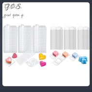 【GoS】-150Pack Wax Melt Container 1.3 Oz Plastic Wax Melt Set for Wax Melts Clear Wax Flip Top, Empty