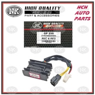 RECTIFIER & REGULATOR - KTNS - GP 250/ GP250 CLASSIC/ GP250 CAFE RACER/ GP125 - P/NO. 1183700040000 