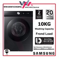 Samsung 10kg Front Load WW10DB7U34GBFQ Washer SmartThings AI Energy Mode
