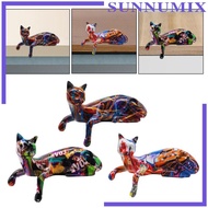 [Sunnimix] Colorful Figurine Handicraft Shelf Decoration for Bedroom Modern