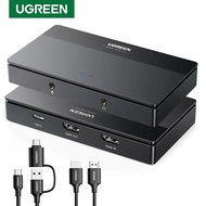 UGREEN HDMI Video Capture Card 4k/2K 60Hz HDMI to USB/Type-C Video Grabber Box for Computer Camera L