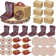 [sillyshuai]For Table Centerpiece Decorations- 30 Pcs Western Cowboy Style Boot Centerpiece for Part