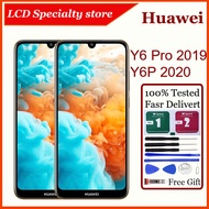 Original For Huawei Y6 Pro 2019 Y6P 2020 LCD Display Touch Screen Replacement