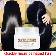 Keratin hair treatment hair mask conditioner repair dry damaged hair Moisturizing Hair treatment cream Keratin hair mask 500g for hair to restore damaged dry damaged hair, nourish