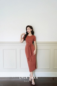 Đầm cam tay con ôm body tôn dáng (Betty Dress)