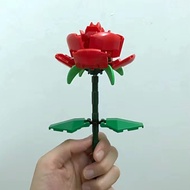 【BermaBaby】ดอกกุหลาบ DIY ตัวต่อดอกไม้ ช่อดอกไม้อมตะ เลโก้ดอกไม้ ของขวัญวันเกิด สําหรับเด็ก