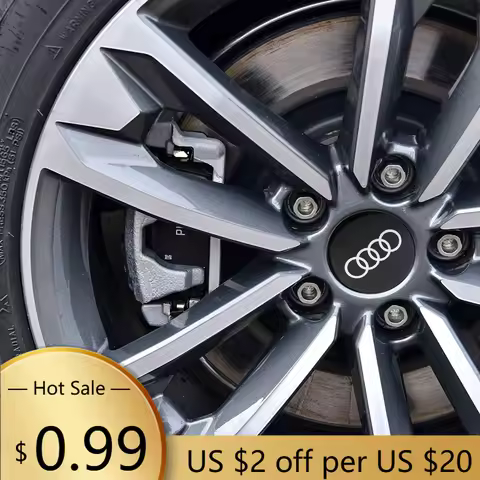 Hub Caps 56/60/65mm Car Wheel Center Hub Caps Car Emblem Badge Auto Decoration For Audi A3 A4 A4L A5