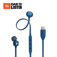 JBL Tune 310C USB-C線控入耳式耳機/ 藍