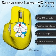 Logitech MX Master 2s / 3 / 3s mouse Skin Doremon Dor042 model | 3m Anti-slip Film Sticker