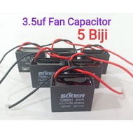 5 Biji 3.5uf Capacitor 3.5 uf 3uf