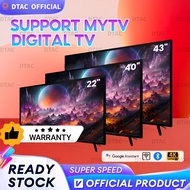 Televisyen Pintar Dtac 40 Inch TV Smart 40" Netfix Hdmi Usb Android Goggle Tv Led Smart TV Murah