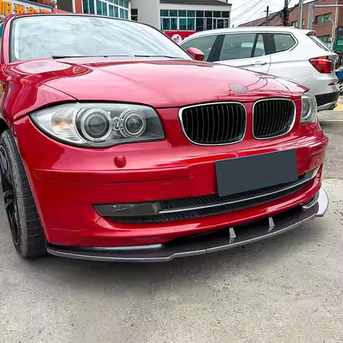For BMW 1 Series E81 E82 E87 E88 LCI Standard Model 2007-2011 Car Front Bumper Lip Splitter Spoiler 