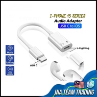 USB C to 8 Pin Headphone Type C Audio Adapter iP 15 Pro Max Type C To IOS HIFI Earphone Cord